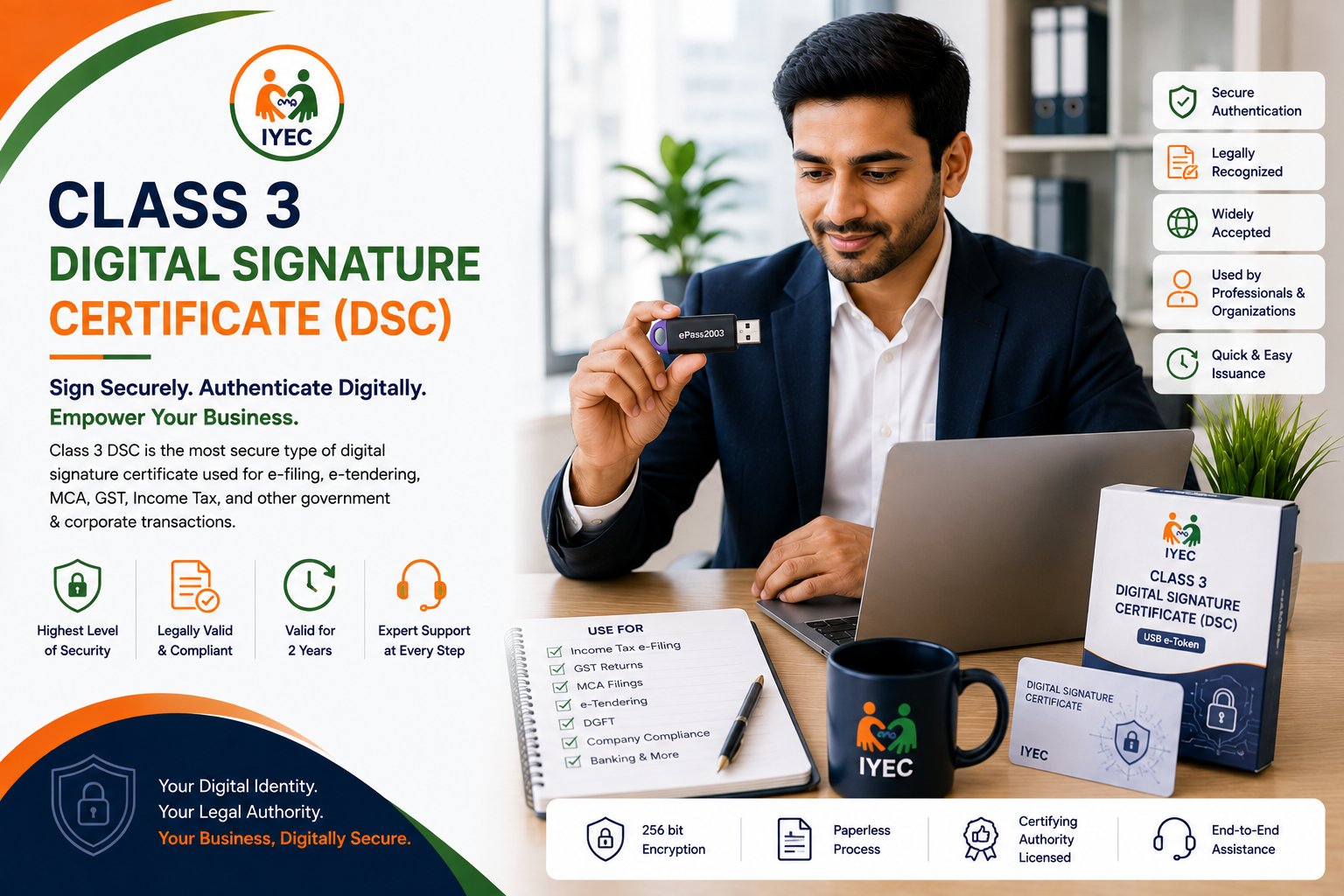 Class 3 Digital Signature Certificate (DSC)