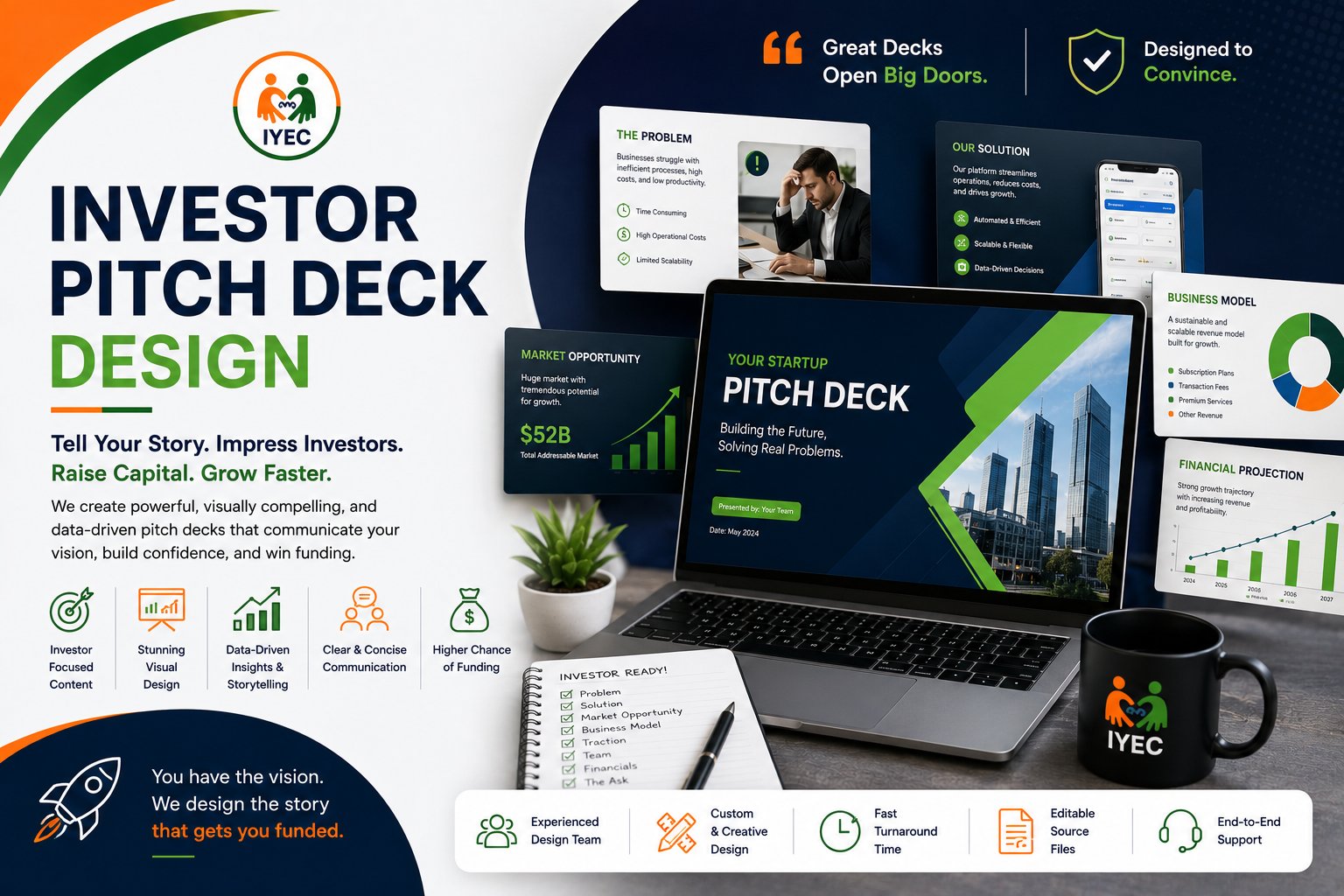 Investor Pitch Deck Design
